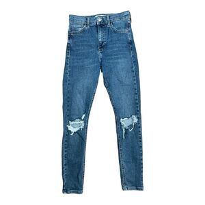 Topshop High Rise Blue Jeans-Fits more like 24/25